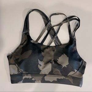 Athleta Camo Soorts Bra XS